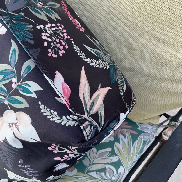 Kate Spade Wilson Road Botanical Alyse Flower Tote Bag EUC Shoulder Nylon Bag - Picture 4 of 14
